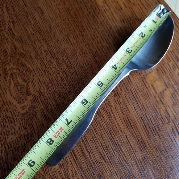 Oneida Community Serving Spoon 8 3/8" PAUL REVERE Solid Stainless Flatware - Picture 9 of 13